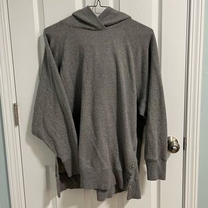 Aerie Snap Side Tunic Hoodie